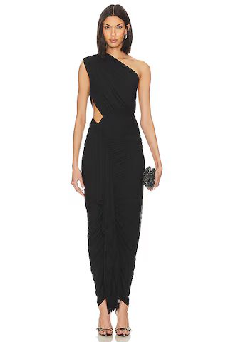 superdown Juliet Midi Dress in Black from Revolve.com | Revolve Clothing (Global)