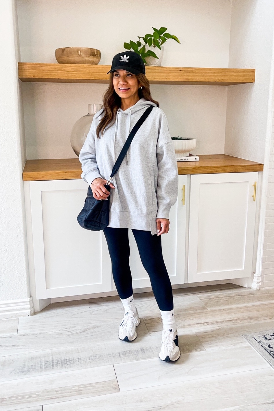 Oversized sweater is a fav, in small fits tts.
Leggings in XS 7/8 length. Comes in regular length and linked. 
New Balance sneakers fits tts.
Lululemon puffer bag goes in and out of stock. Linked it and Amazon similar bag. 
Amazon finds, petite fashion, fashion over 40, fashion over 50.

#LTKVideo #LTKover40 #LTKstyletip