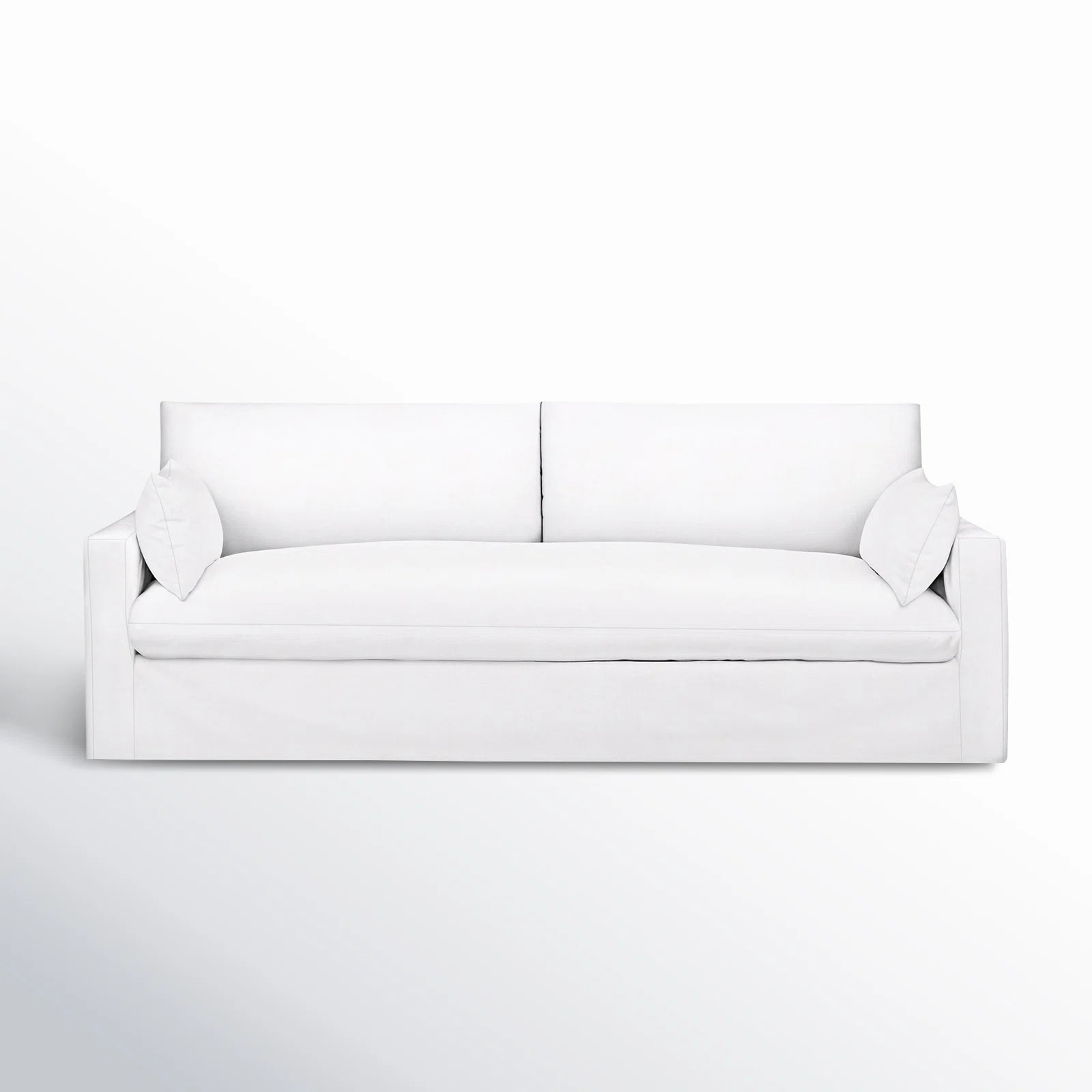 Birch Lane™ Luna 90" Square Arm Slipcovered Sofa with Reversible Cushions & Reviews | Wayfair | Wayfair North America