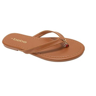 bebe Women’s Flat Sandals – Cute Summer Sandals for Women, Stylish Beach Shoes and Flats | Target