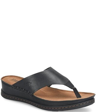 Edie Leather Thong Sandals | Dillard's