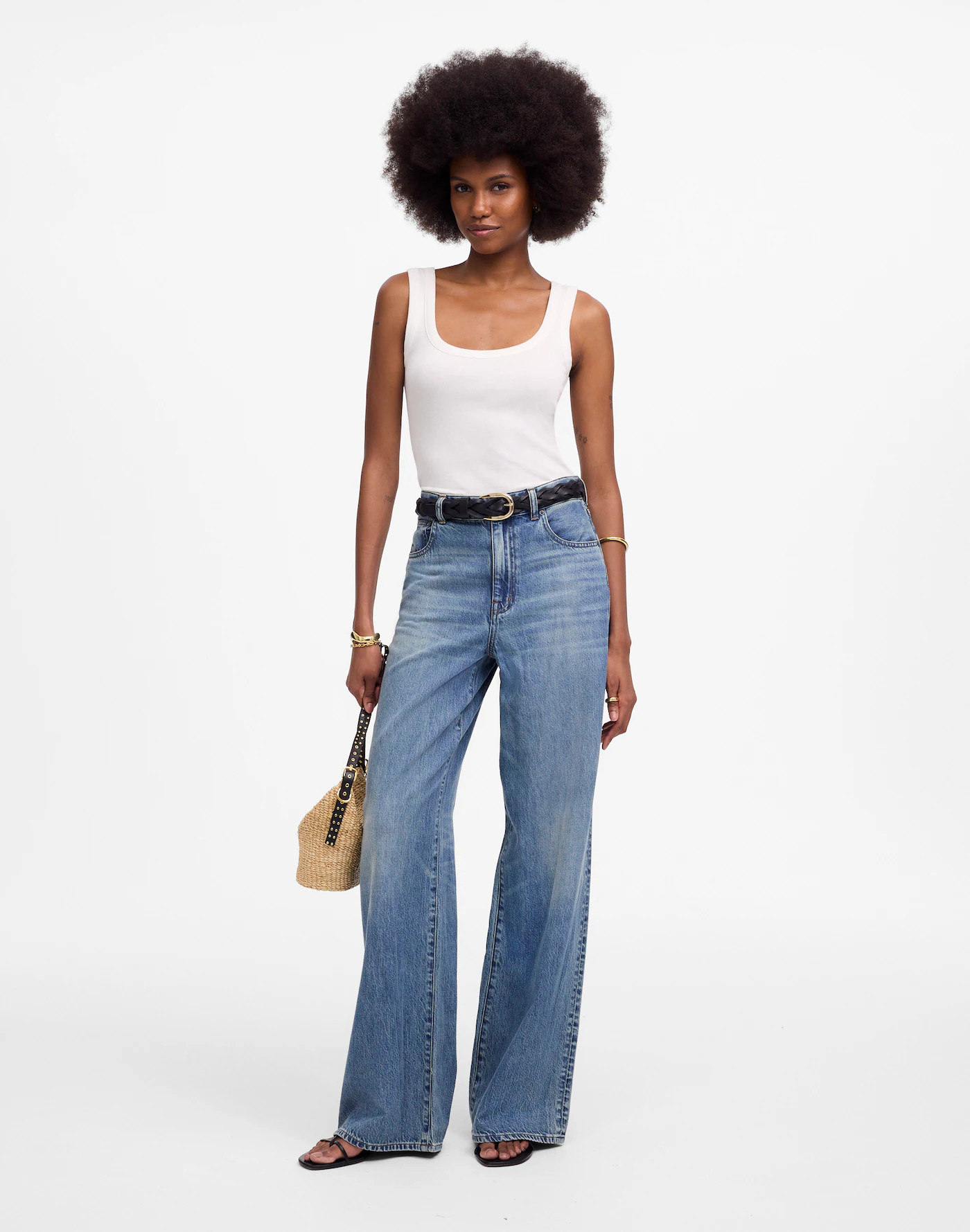 (Re)generative Cotton Ribbed Scoopneck Tank | Madewell