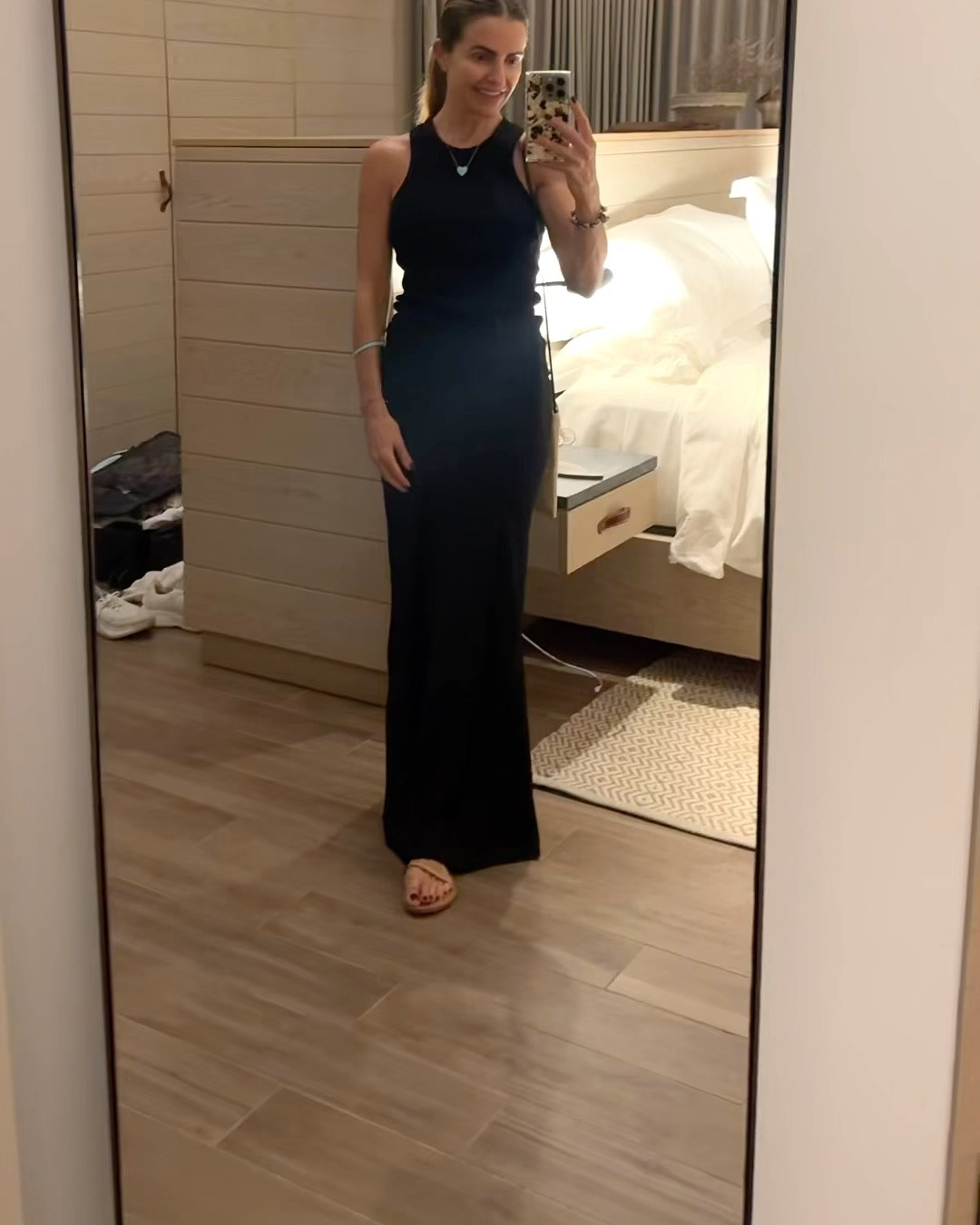 night 6 back to our fav restaurant here @rosewoodlittledixbay sugar mill & guess who sat right next to us?? morgan freeman so we got to listen to that amazing voice all night lol🖤🖤 

shop my fav silk skirt & my fav vtank too i own in a few colors! 

skirt tts i can wear 2 or 4 

#LTKTravel #LTKWorkwear #LTKSaleAlert