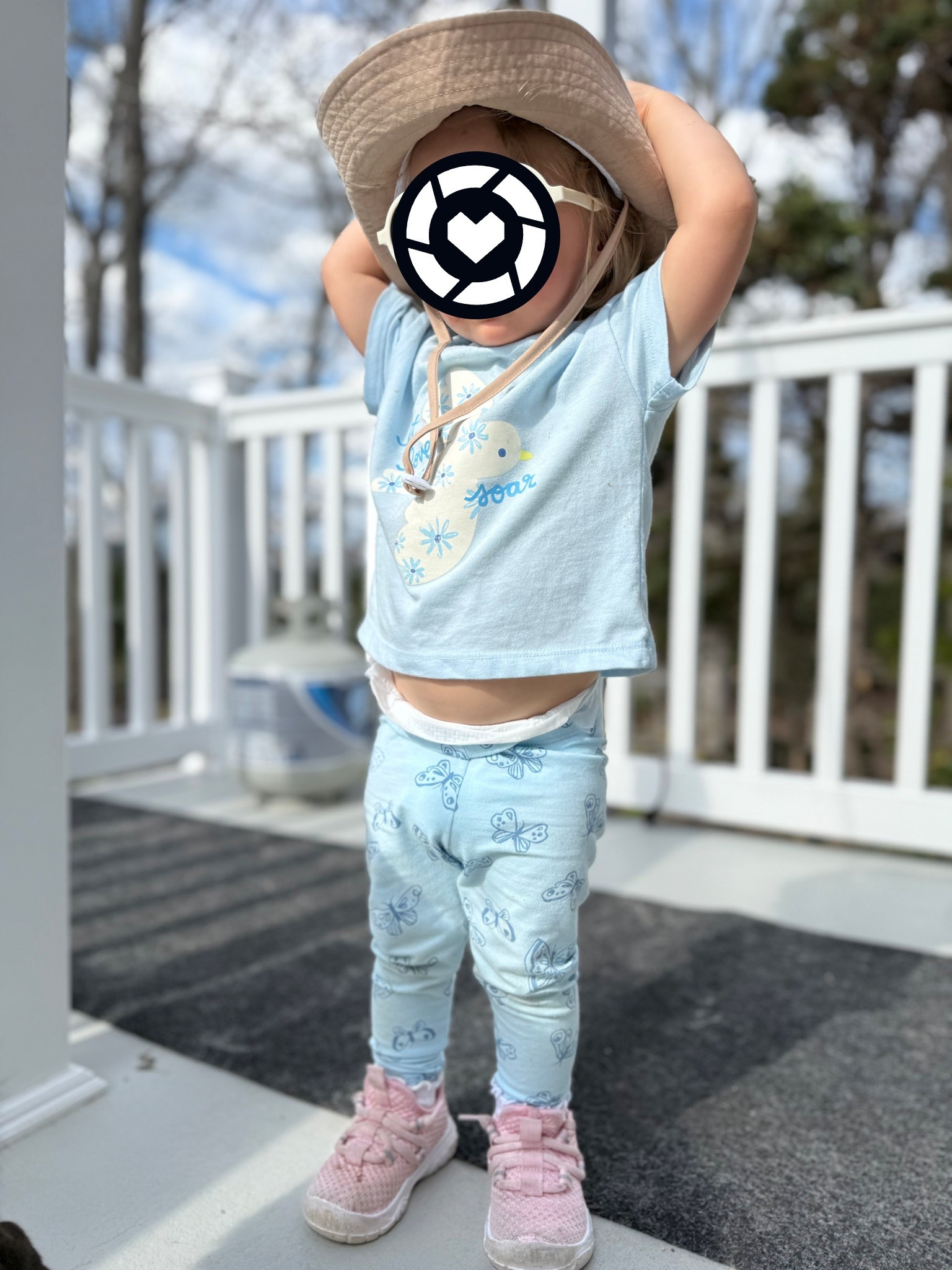My daughters outfit of the day! Fun spring outfit from target and of course she had to put on a hat and sunglasses. Plus her play sneakers that she basically wears everyday

#LTKKids #LTKSeasonal #LTKootd