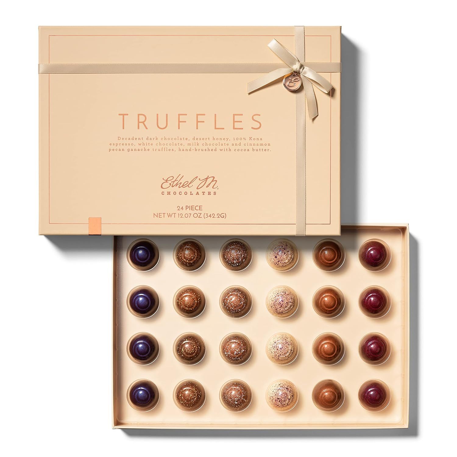 Ethel M Chocolates 24-Piece Truffles Collection, Luxury Chocolate Gift Box Selection of World's F... | Amazon (US)