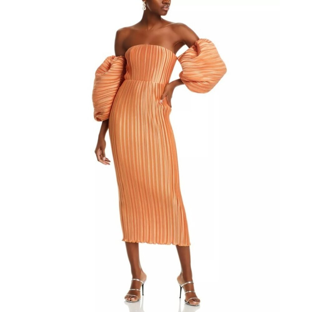 L'IDEE Sirene Pleated Gown Valencia 12 | Poshmark
