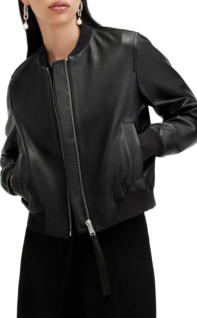 Orten Leather Bomber Jacket | Nordstrom