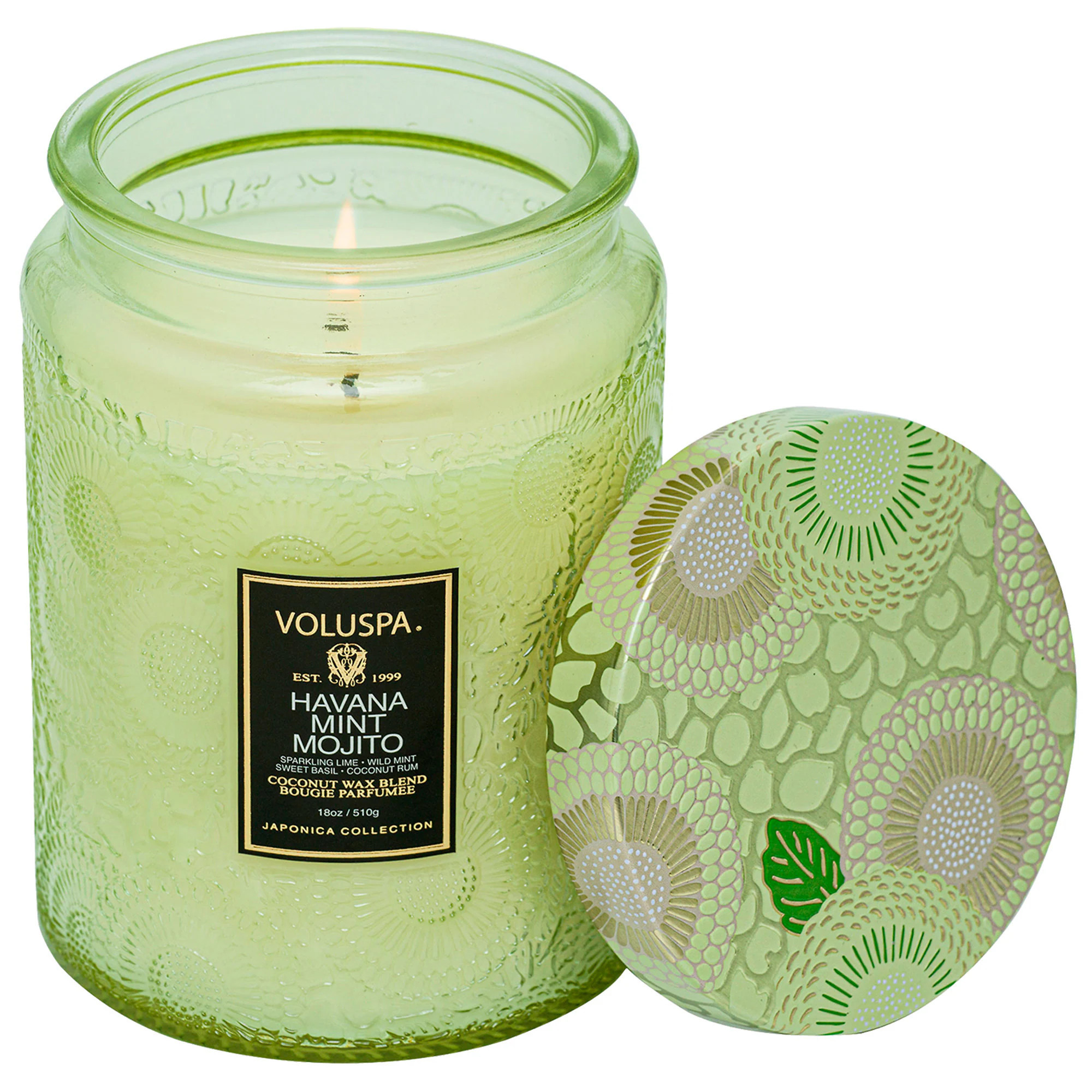 VOLUSPA Havana Mint Mojito Glass Jar Candle 18 oz/ 510 g | Sephora (US)