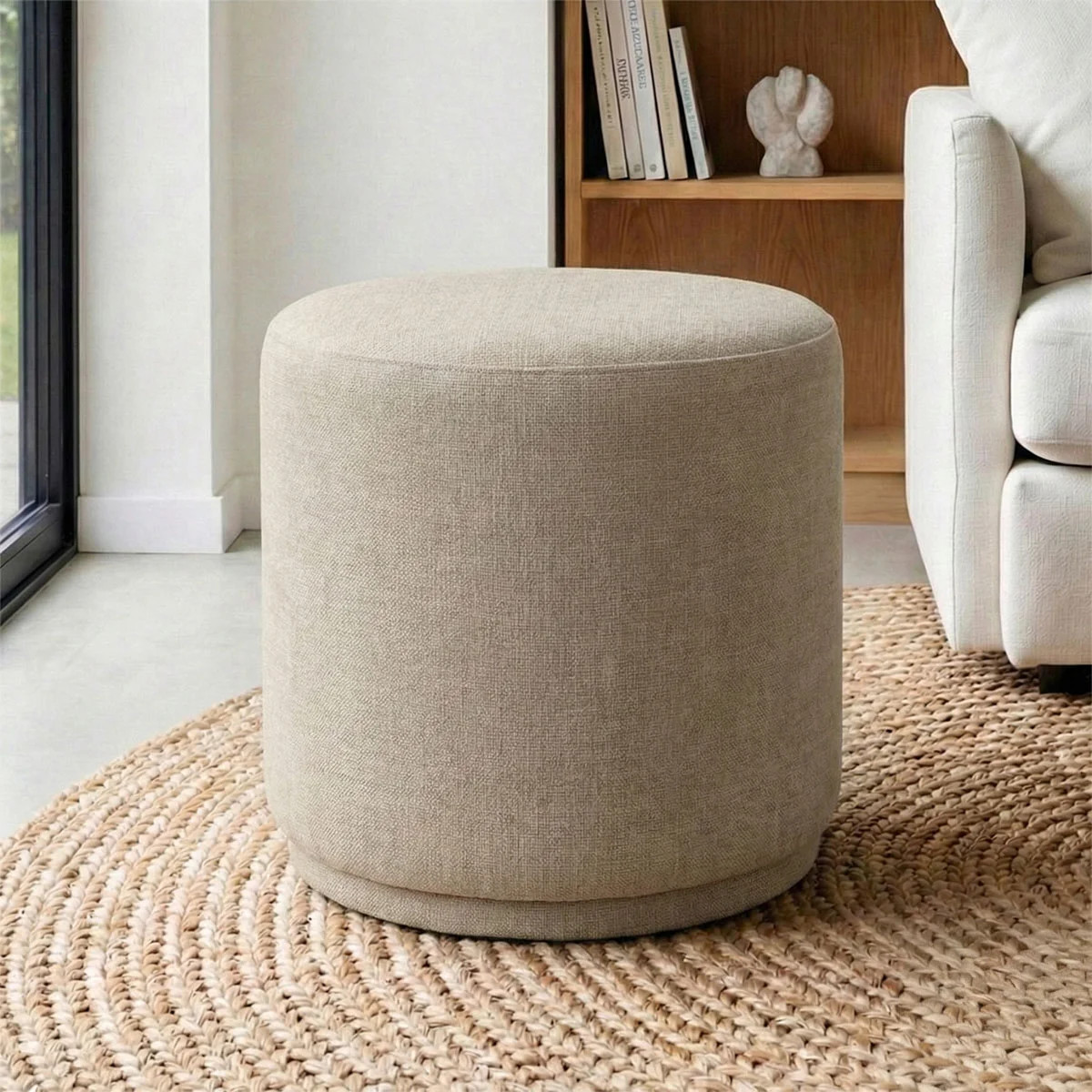 18.5" Wide Round Swivel Ottoman | Wayfair North America