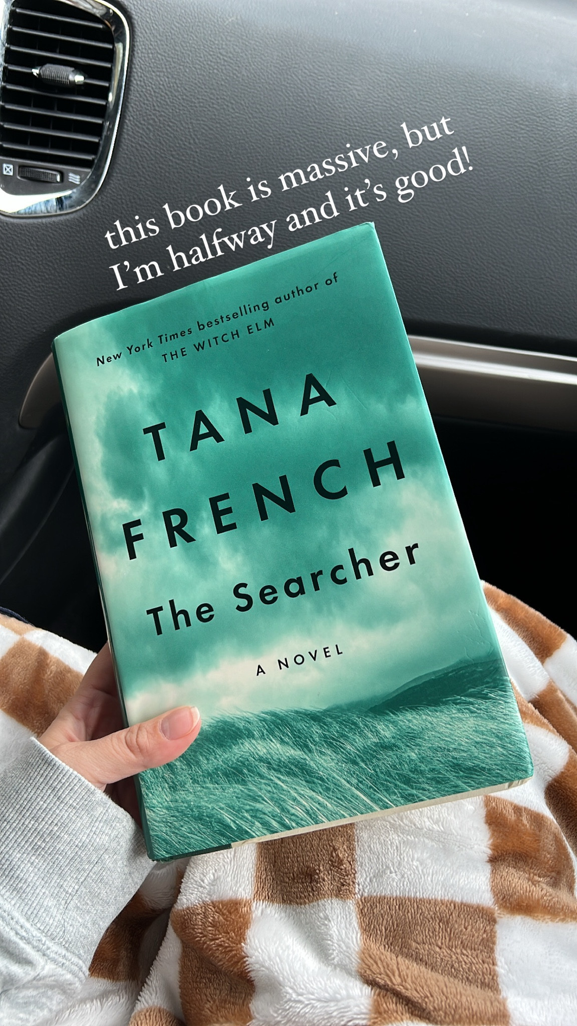 Cannot put this one down! So glad I brought it for the car ride! #booktok