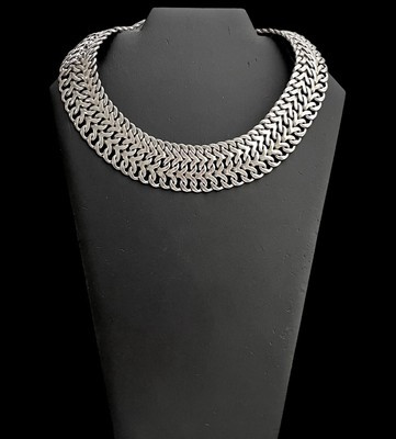 Vintage Taxco HEAVY sterling silver 925 Rodolfo Espinosa collar necklace 275g | eBay | eBay US