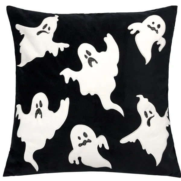 Seitz Ghost Velvet Throw Pillow | Wayfair North America