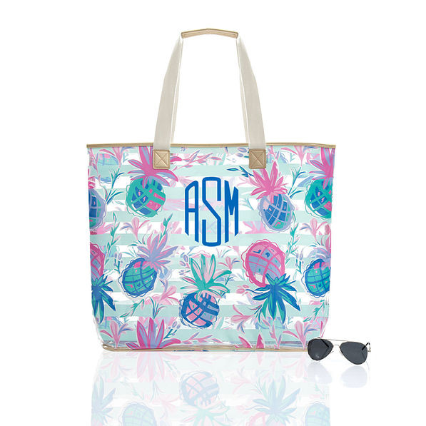 Monogrammed Large Beach Bag | Marleylilly
