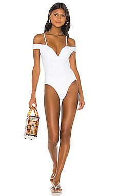 LPA Toto One Piece in White from Revolve.com | Revolve Clothing (Global)