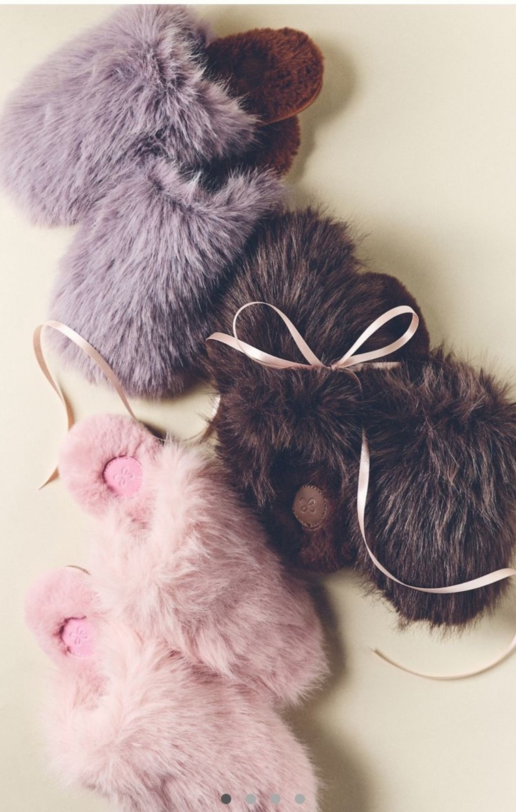 Faux fur slippers 
Gifts for her 
Anthro gifts 

#LTKSeasonal #LTKFindsUnder100