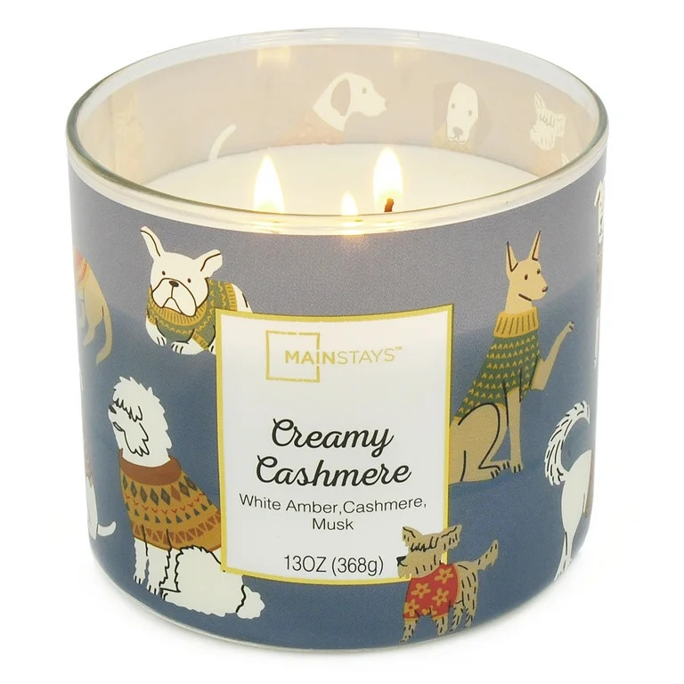 Mainstays Creamy Cashmere Fall Candle, 13 ounce - Walmart.com | Walmart (US)