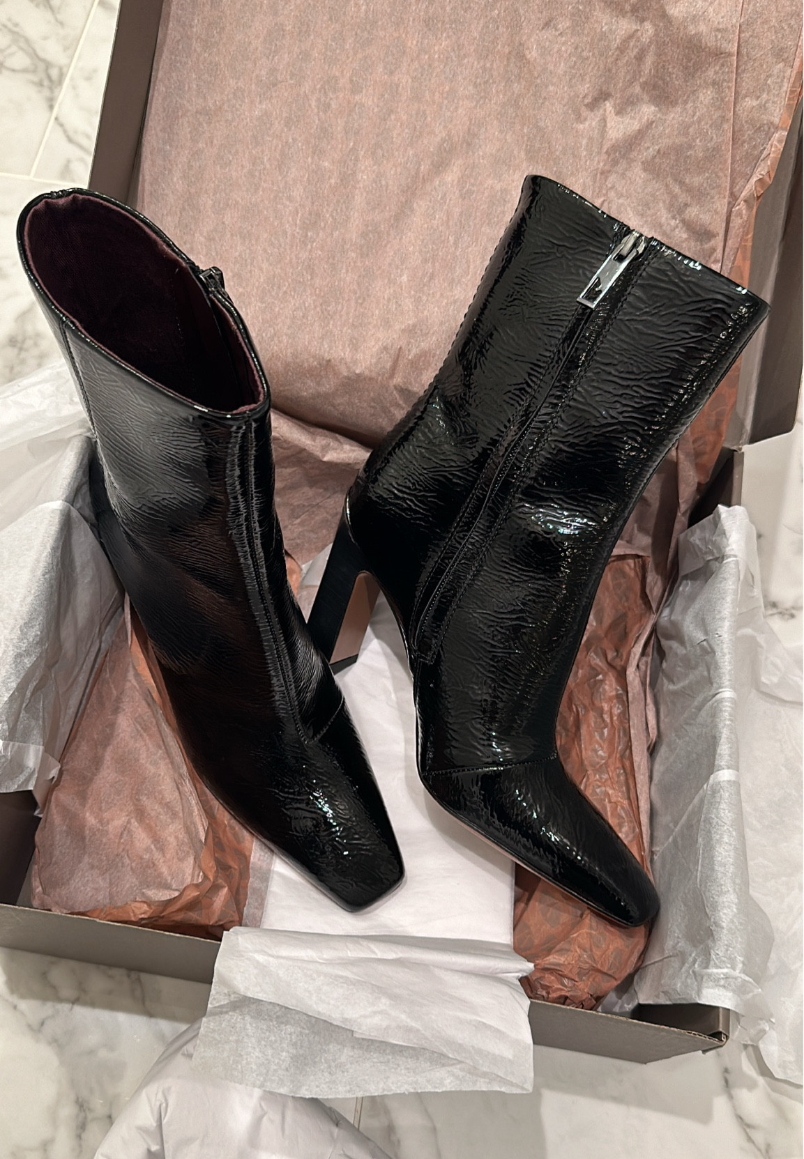 The perfect black square toed  bootie…. $100 & under depending on what size you are 
🖤

Work wear, casual black bootie, patent leather, Amazon fashion, shoe, boot, bootie, comfortable boot

#LTKSaleAlert #LTKShoeCrush #LTKFindsUnder100