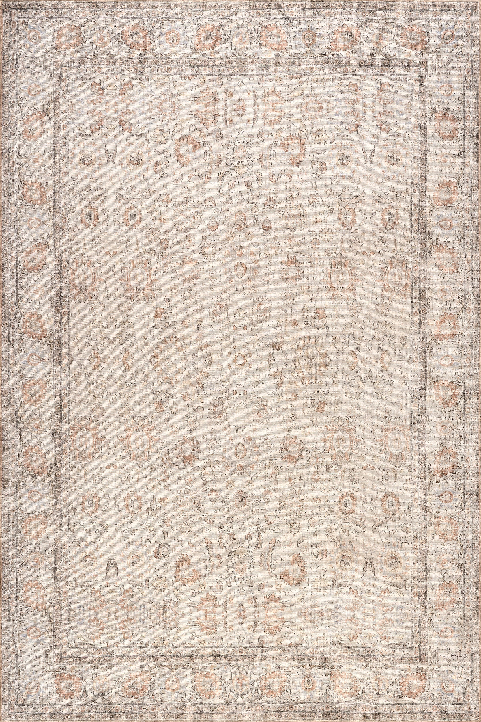 Light Brown Clinton Antiqued Jute-Blend 9' x 12' rug | Rugs USA