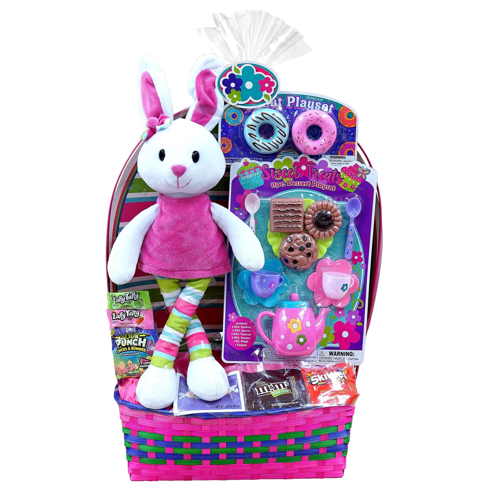 Wondertreats Princess Bunny with Toys and Candies Easter Basket | Walmart (US)