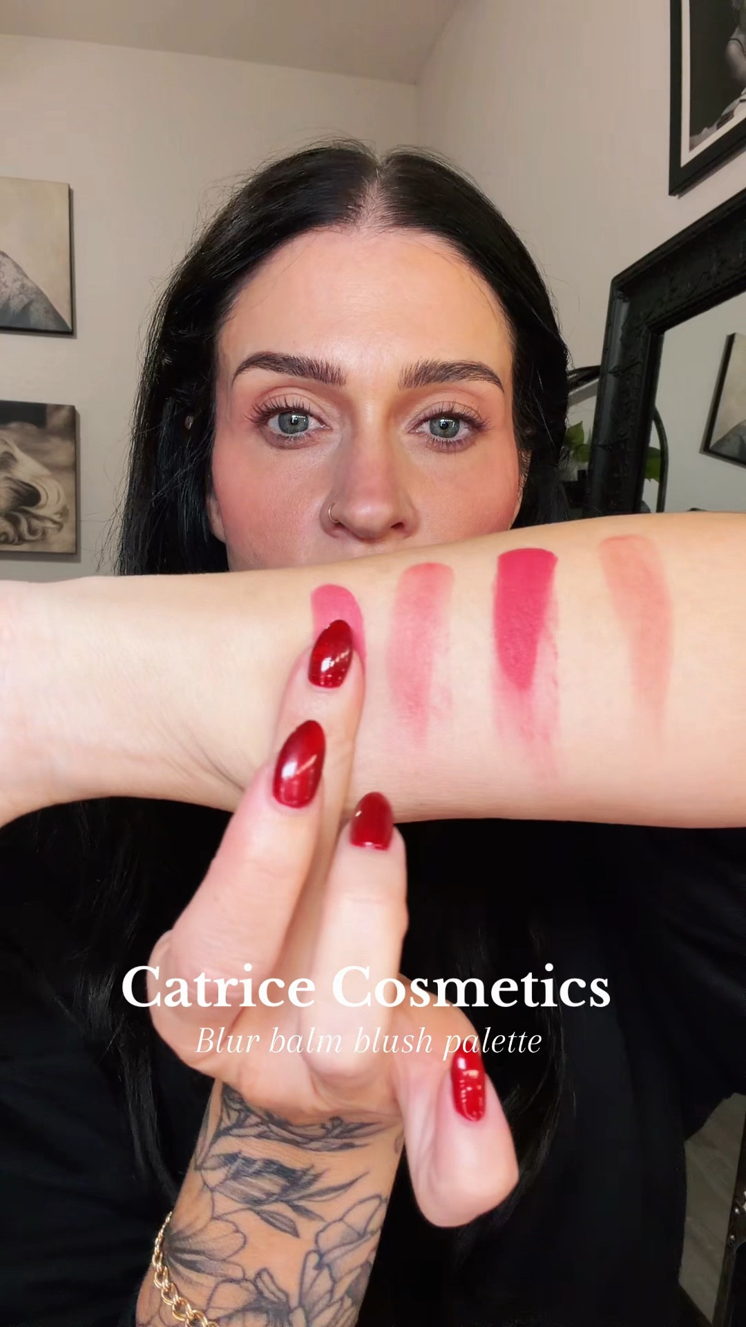 This cream to powder finish blush palette is all you will need ! For only $8 you get 6 shades of a buildable , beautiful blush formula. It can be applied with your fingers or with a brush. 
#catricecosmetics
#affordablemakeup
#blush 

#LTKgrwm #LTKBeauty