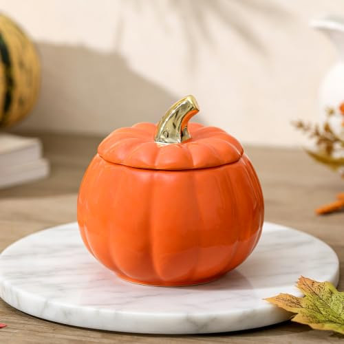 Pumpkin Shaped Candle,Pumpkin Spice Scented Candles,Fall Candle Gifts,8oz | Amazon (US)