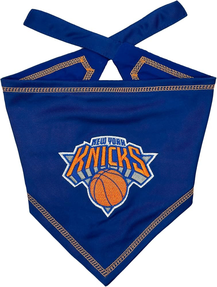 Pets First NBA New York Knicks TIE Bandana, Size Small/Medium. Dog Bandana Scarf Bib for Pet Cat ... | Amazon (US)