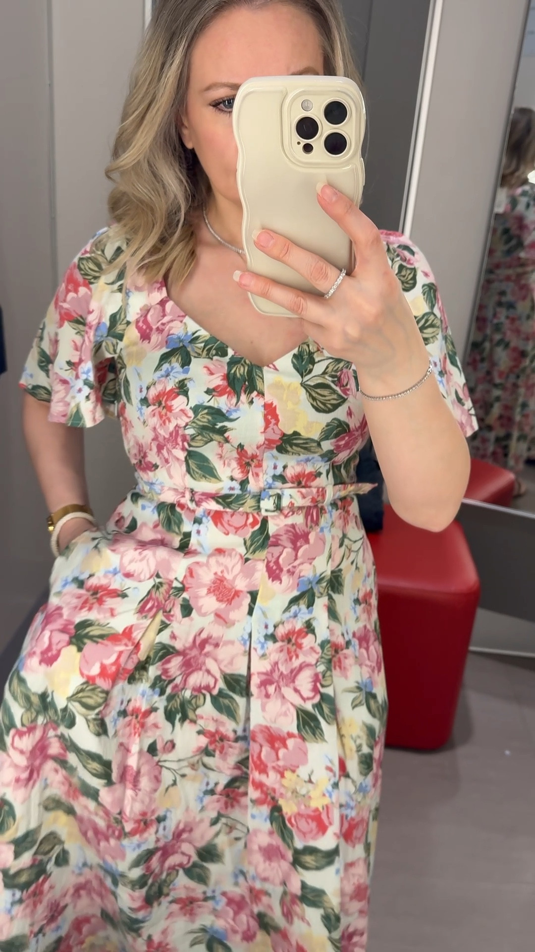 Beautiful dress for spring and Easter. It has a belt, pockets and zipper on the side. Fits tts. 


Easter outfit, spring dress, Easter dress 

#LTKSpringSale 

#LTKSeasonal #LTKootd #LTKPetite #LTKOver40 #LTKWedding