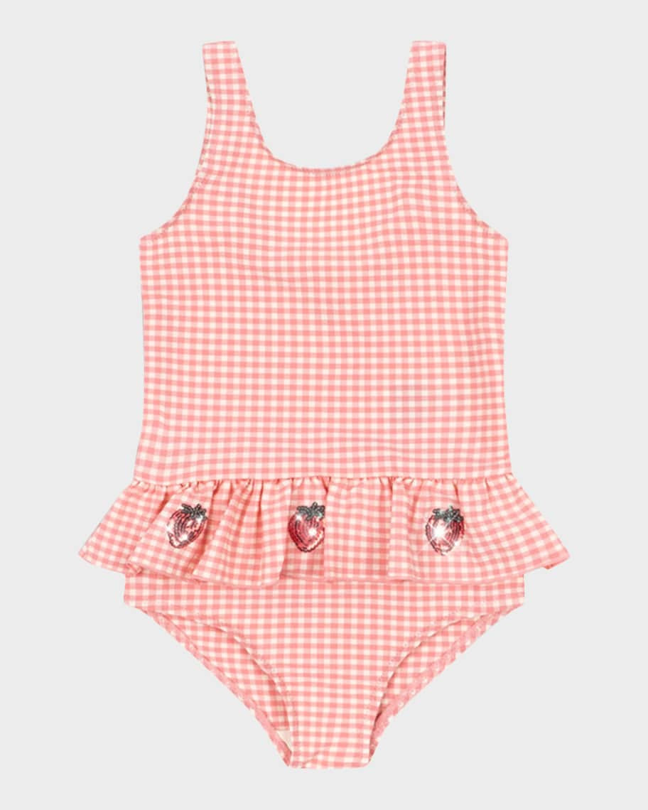 Girl & apos;s Etta Skirted Swimsuit, Size 6M-8 | Neiman Marcus