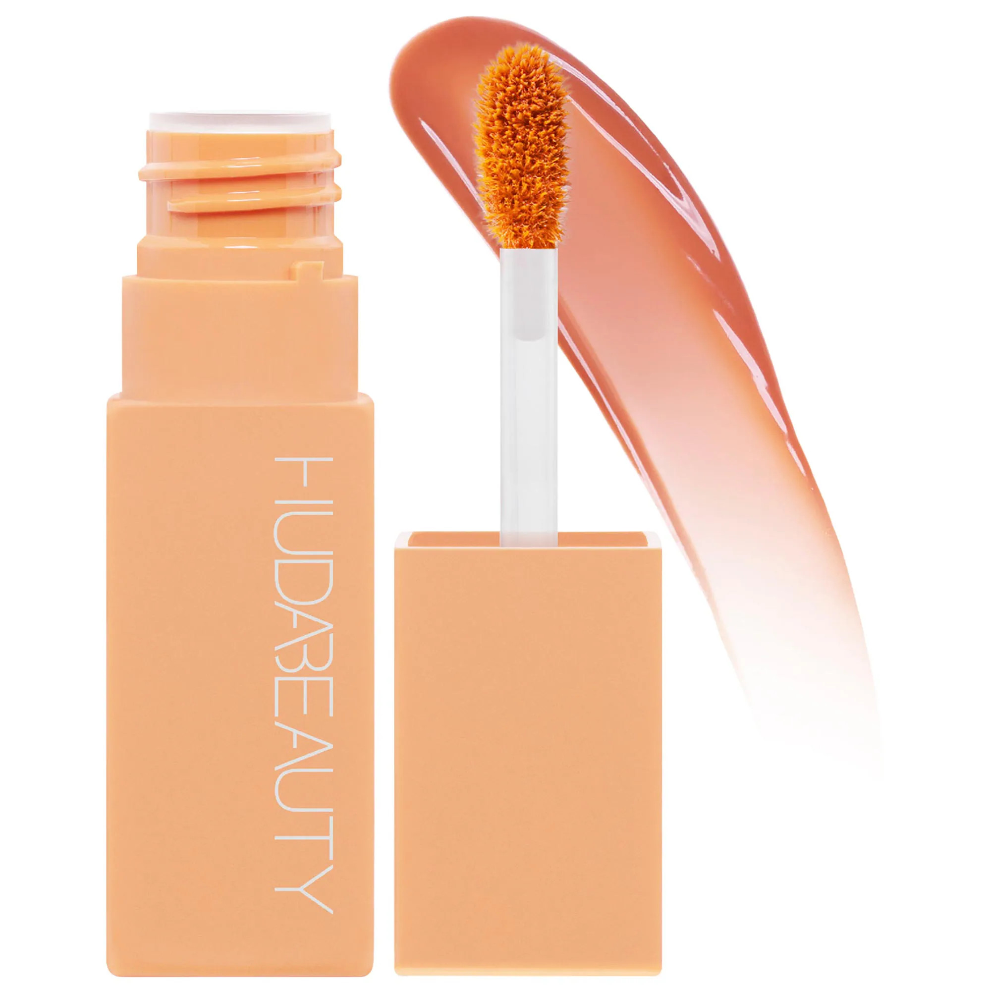 HUDA BEAUTY Lip Blush Cream Lip & Cheek Stain Peachy Kiss 0.20 oz / 6 ml | Sephora (US)