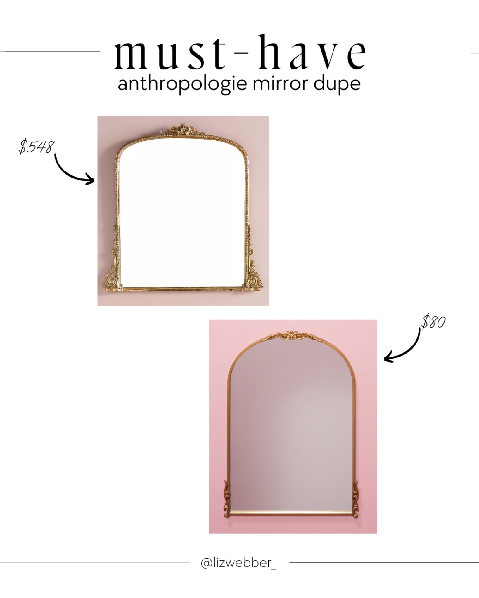 Anthropologie “Primrose Mirror” dupe at Homegoods! 

Anthropologie finds, Anthropologie dupe, gleaming primrose mirror, mirrors under $100, home decor, homegoods find 

#LTKunder100 #LTKFind #LTKhome