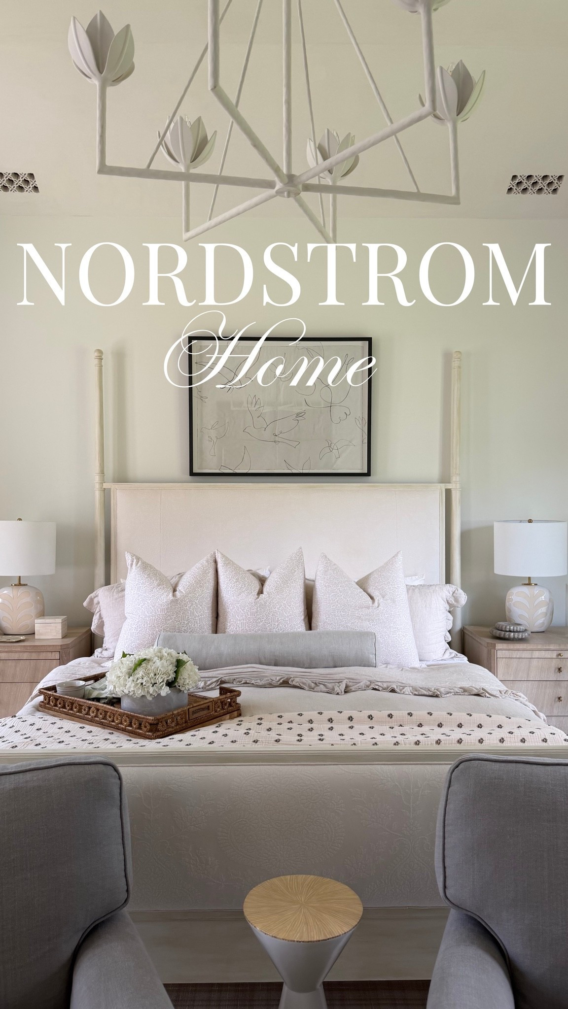 Bedroom refresh with @nordstrom! I know I’ll be spending a lot of time in my bedroom after the birth of our third child. These beautiful touches from Nordstrom help made the bedroom a calming and beautiful space! 🤍

#NordstromPartner

#LTKmomlife #LTKdayinmylife #LTKHome