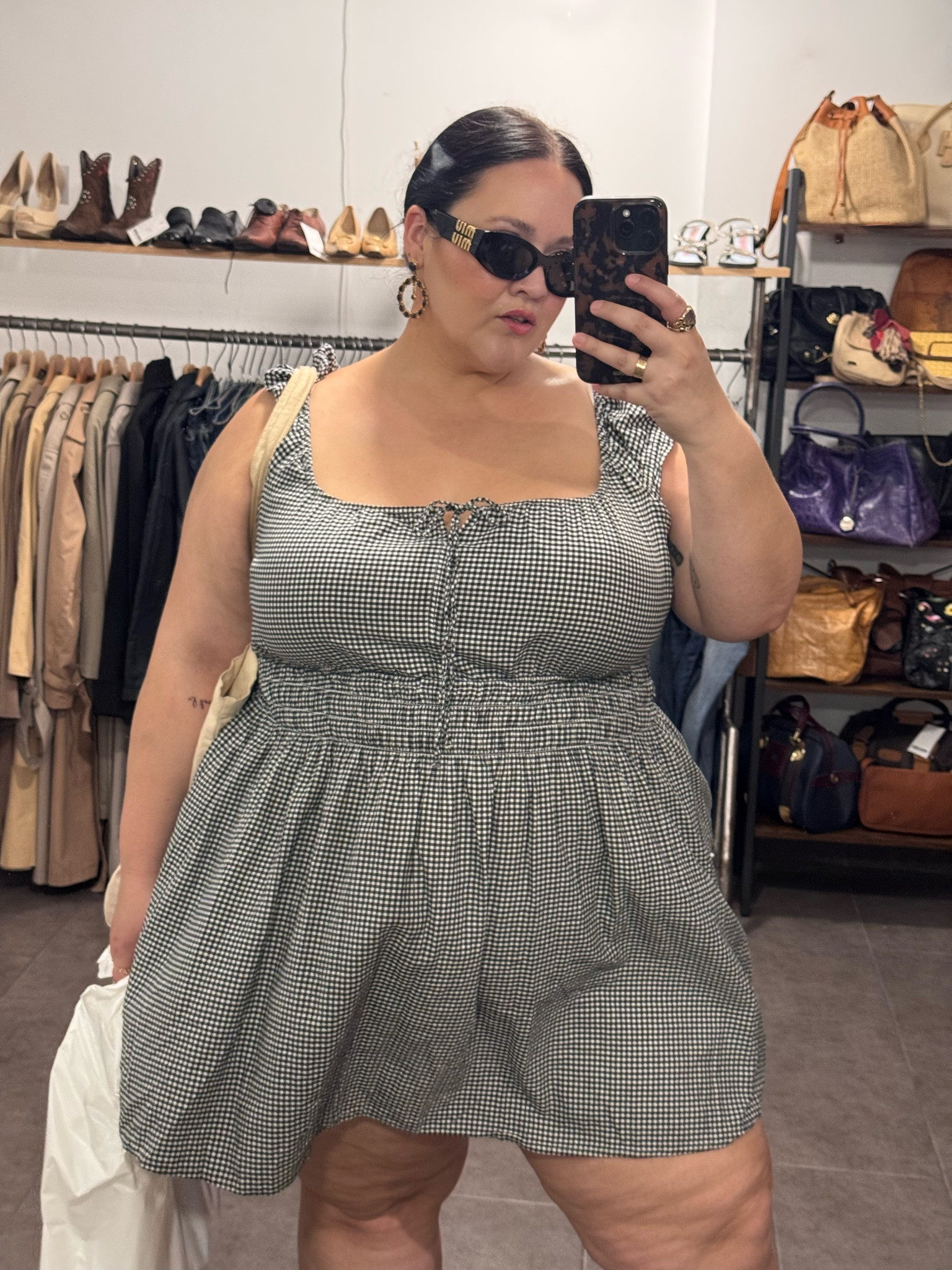 The perfect cute and light summer dress that actually covers the butt enough. Super comfy and breezy. 

#LTKSeasonal #LTKActive #LTKPlusSize