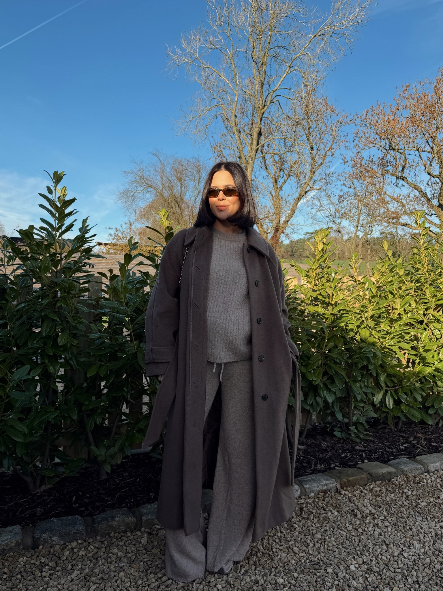 Sunny but crisp days 🤎✨👏🏼 

Autumn outfits, knit loungewear, brown coat, new balance 140 

#LTKuk #LTKautumn #LTKCyberWeek