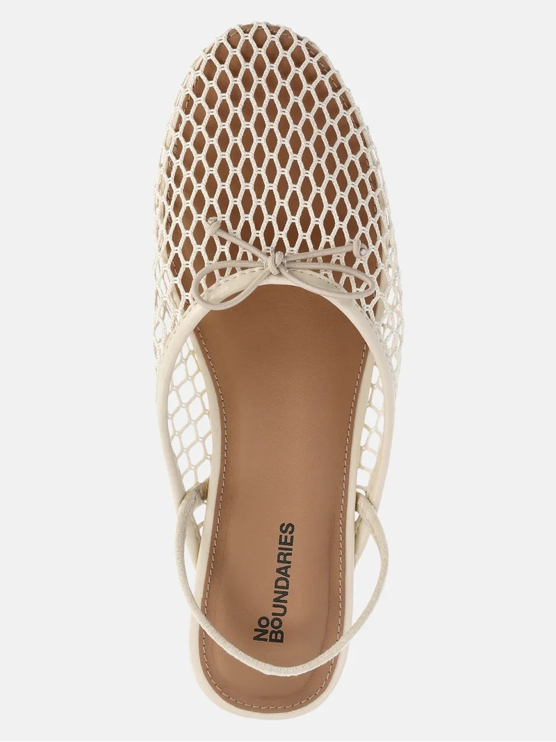 No Boundaries Women's Mesh Slingback Shoes - Walmart.com | Walmart (US)