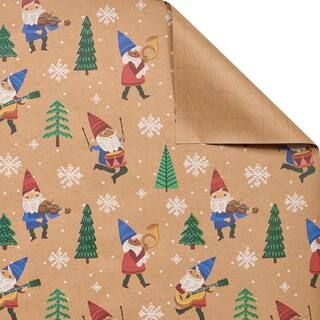 Kraft Gnomes Gift Wrap by Celebrate It™ Christmas | Michaels Stores