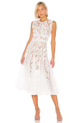 Bronx and Banco Saba Blanc Midi Dress in White from Revolve.com | Revolve Clothing (Global)