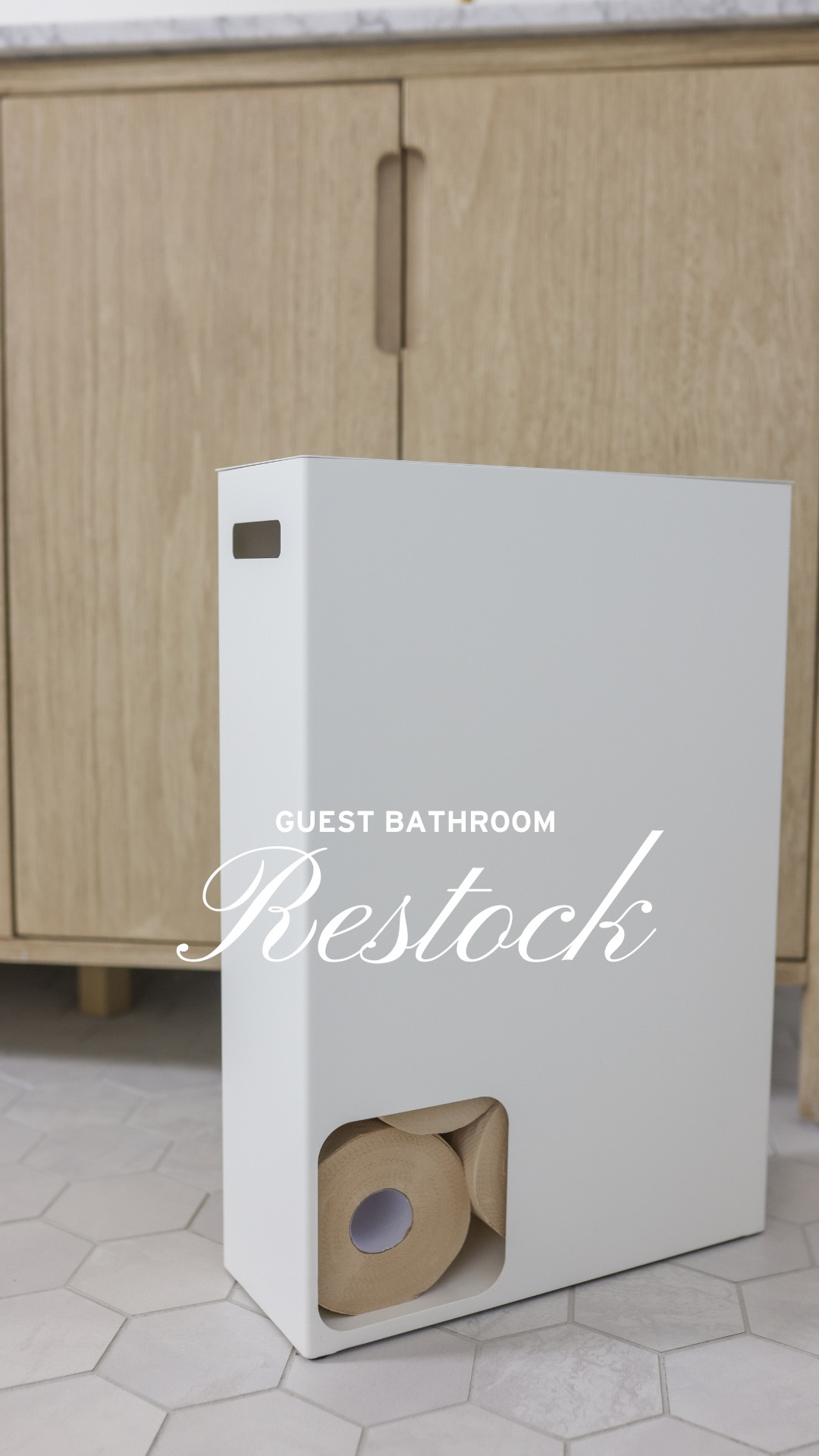 Restock my guest bathroom with me! 

Bathroom organizer, bathroom organization, Amazon finds, Amazon favorites, Amazon home 

#LTKHome