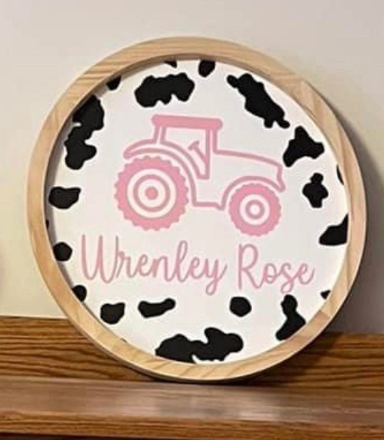 Did you know I used to have a business making these signs?  Now I just mae 1-2 a year for fun but this was one of my very favorites.  💕🚜

#LTKmomlife