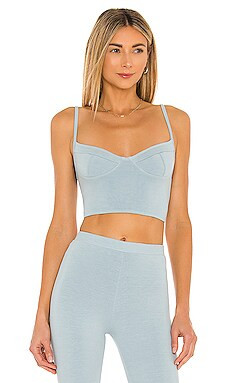 Indah Caper Bustier Top in Clear from Revolve.com | Revolve Clothing (Global)