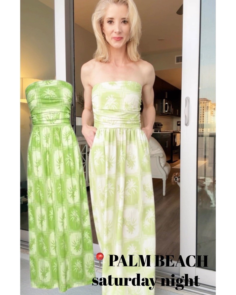 📍Palm Beach, Florida Saturday Night look! Maxi dress is so stunning ! 🌿Palm Beach, Florida Saturday Evening Night Out Celebrating my Friend’s Birthday! Gorgeous strapless maxi petite friendly! I’m 5’3, ~105 lbs wearing size Small, Green Coconut Color.

#LTKStyleTip #LTKFindsUnder50 #LTKPetite