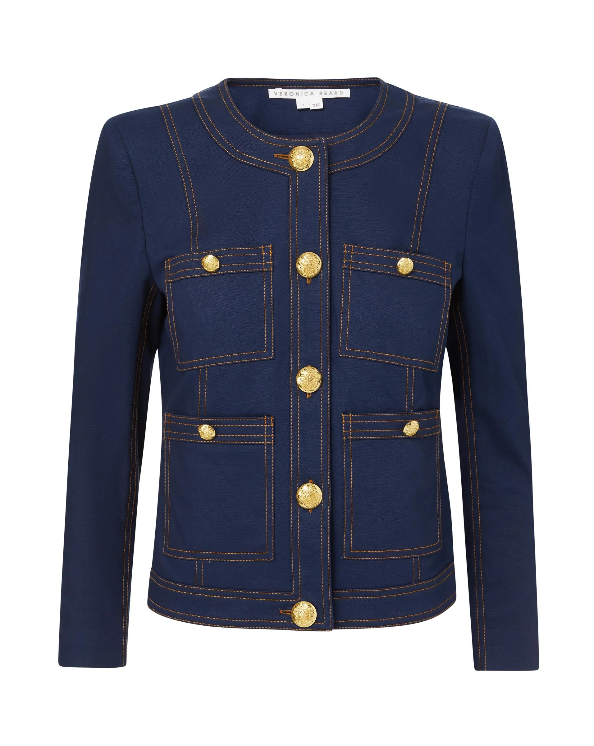 Ferazia Cotton Jacket | Veronica Beard
