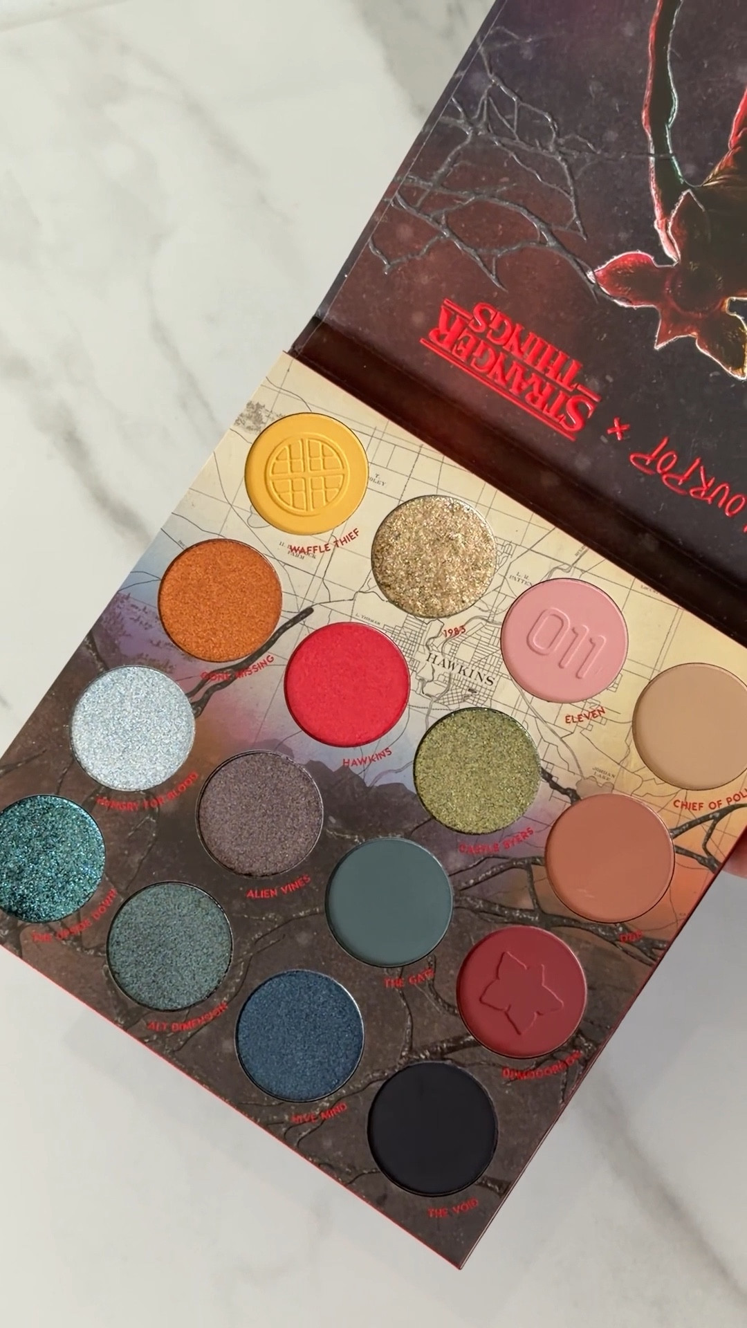 Who’s counting down to the final season of Stranger Things? This eyeshadow palette features shades inspired by Hawkins and the Upside Down and it’s sale right now for 50% off. A fun gift idea for Stranger Things fans or for yourself! stranger things makeup, colourpop eyeshadow, holiday makeup gift, collectible makeup


#LTKBeauty #LTKGiftGuide #LTKCyberWeek