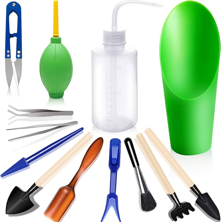 Succulent Tools, Mini Garden Tool Set, Transplanting Tools Set, Succulent Care kit for Succulent ... | Amazon (US)