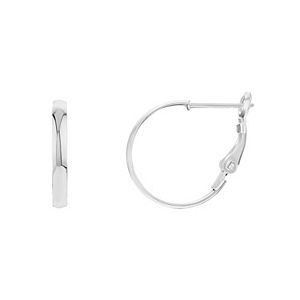 PRIMROSE Sterling Silver Polished Paddle Back Hoop Earrings | Kohl's