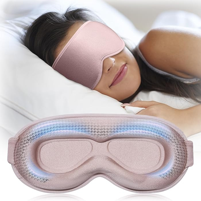 3D Weighted Sleep Mask for Women: 100% Light Blocking - Night Shift Nurse Essentials, Road Trip T... | Amazon (US)