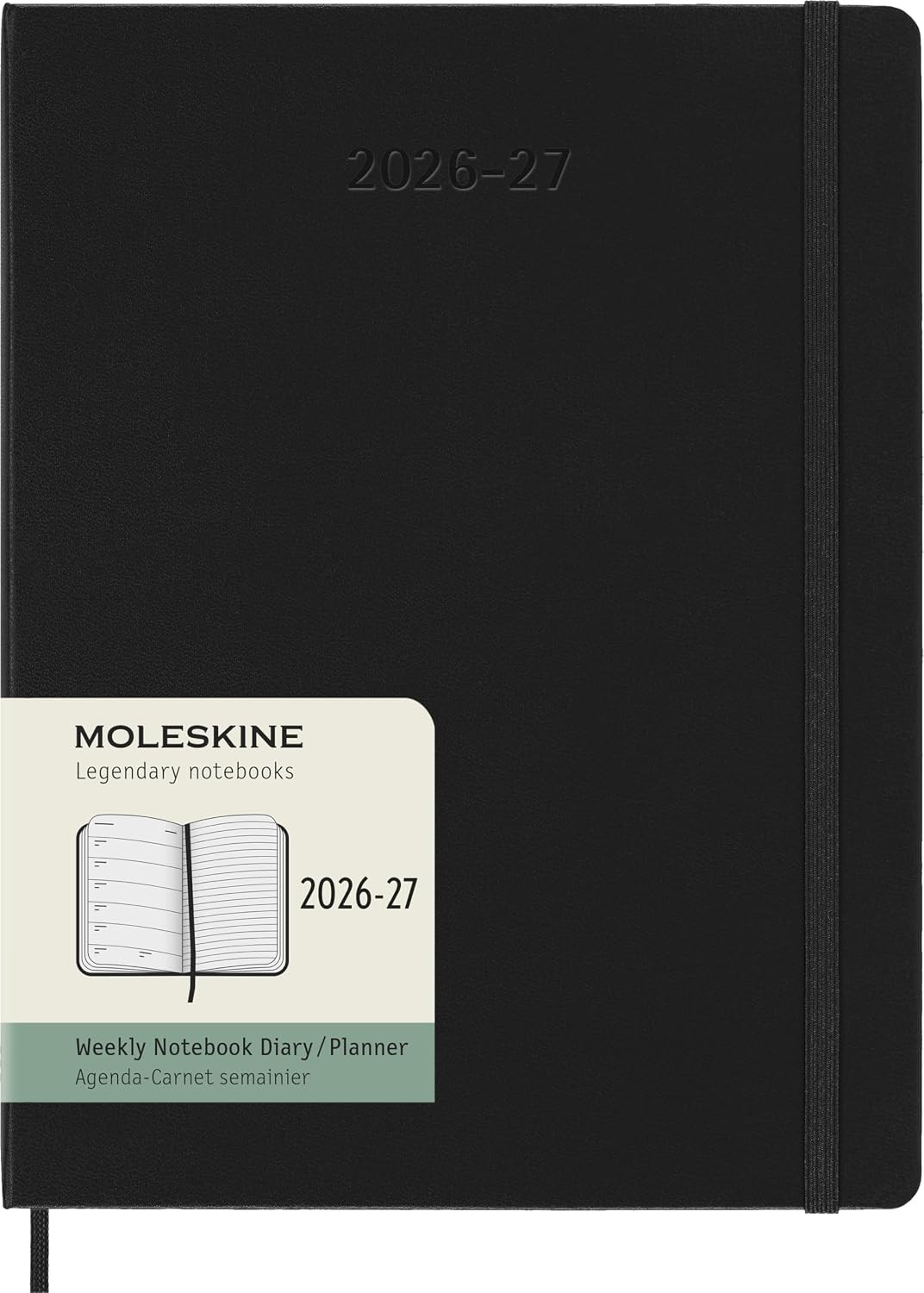Moleskine 2026-27 18-Month Weekly Planner, XL, Black, Hardcover | Amazon (US)