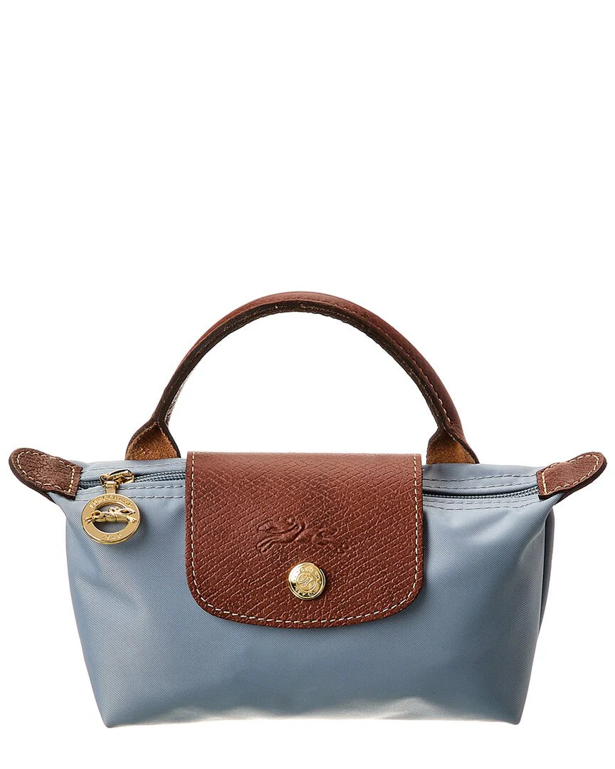 Longchamp Le Pliage Original Canvas & Leather Pouch | Shop Simon