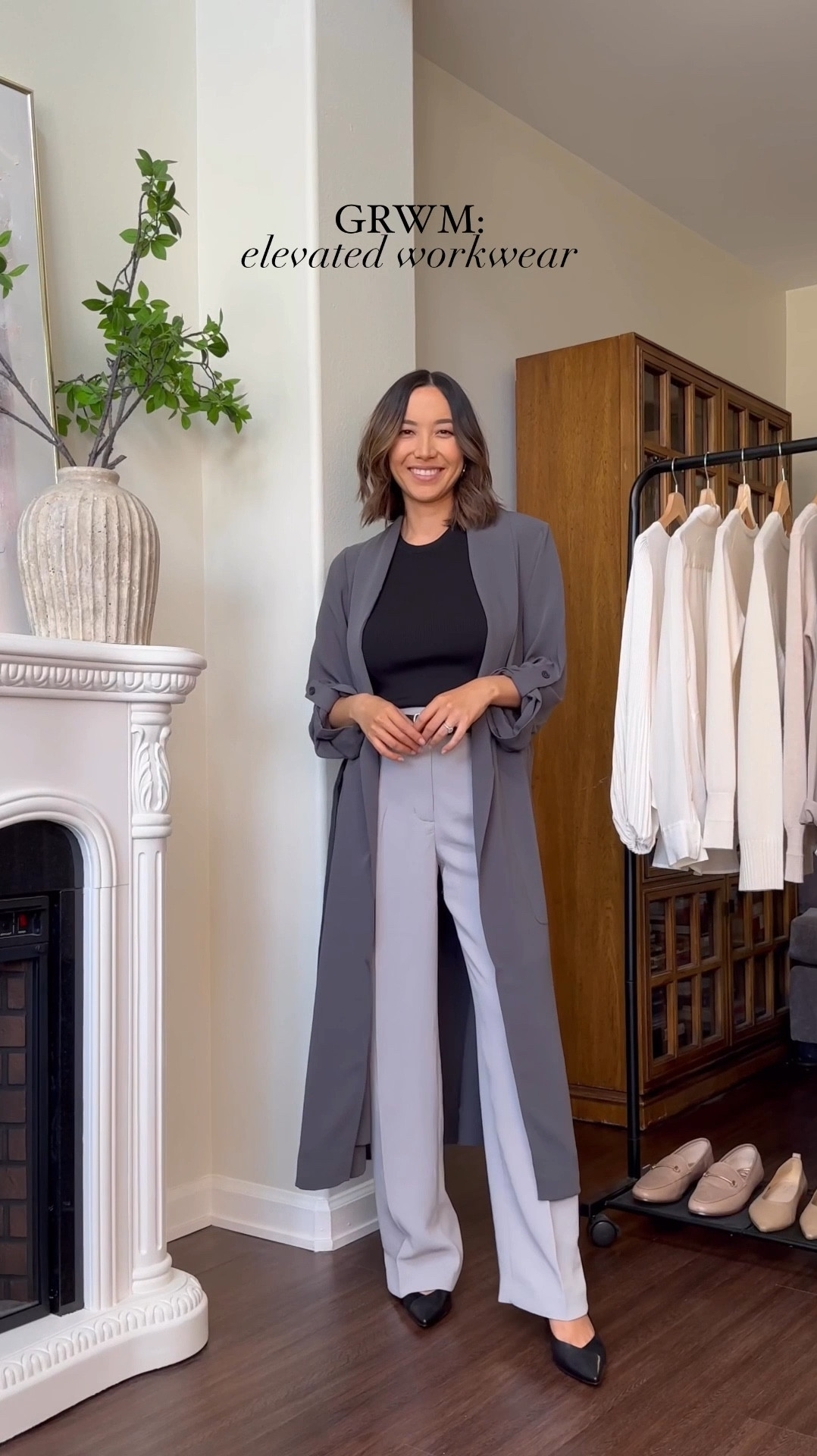 Elevated office outfit /workwear staples from Aritzia 

Effortless pants - color Ashen 

#LTKStyleTip #LTKWorkwear