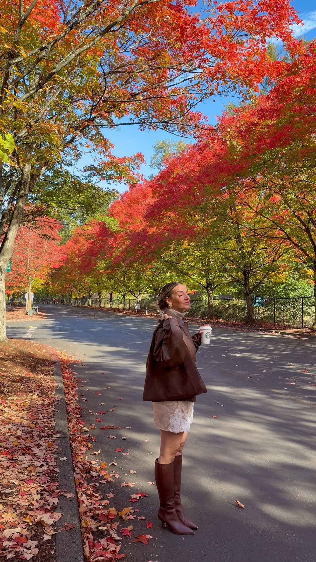 Perfect fall transition outfit for the sunny crisp fall days!! Brown boots I wear all the time and the shorts are $20 

#LTKSeasonal #LTKStyleTip #LTKShoeCrush