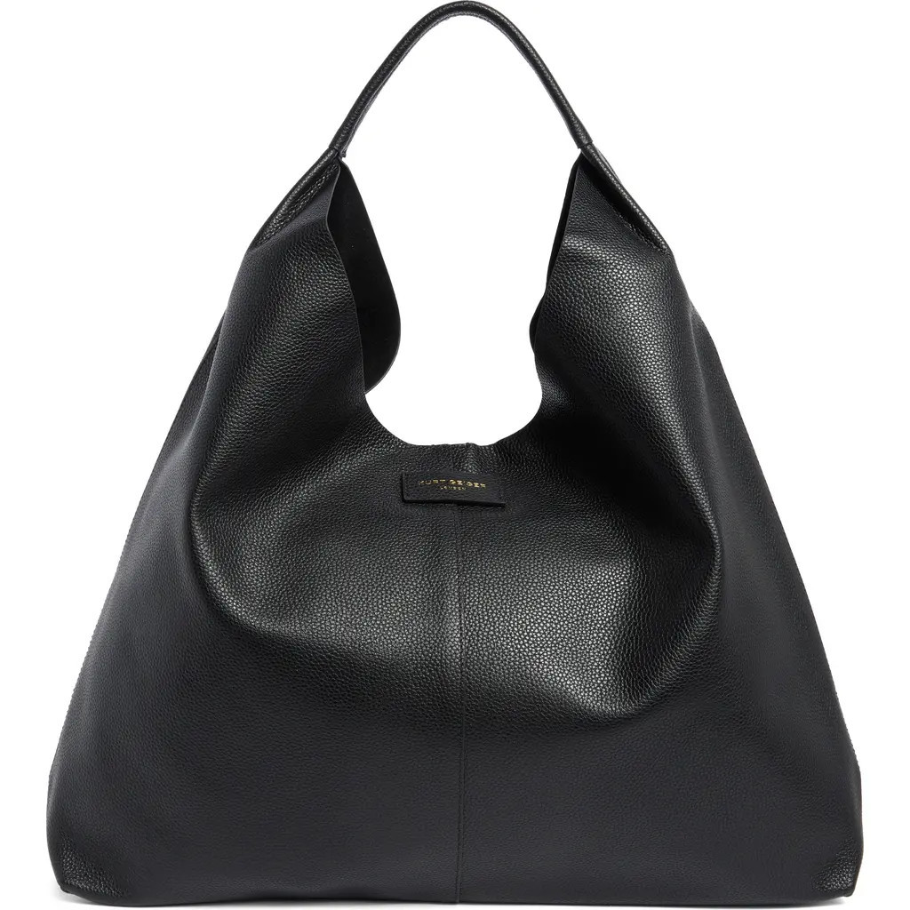 Kurt Geiger London Violet Leather Hobo Bag in Black at Nordstrom Rack | Nordstrom Rack
